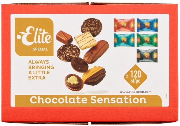 haat buitenaards wezen Turbine Koekjes Elite Chocolate Sensations 120 stuks assorti Duurzame  Kantoorartikelen